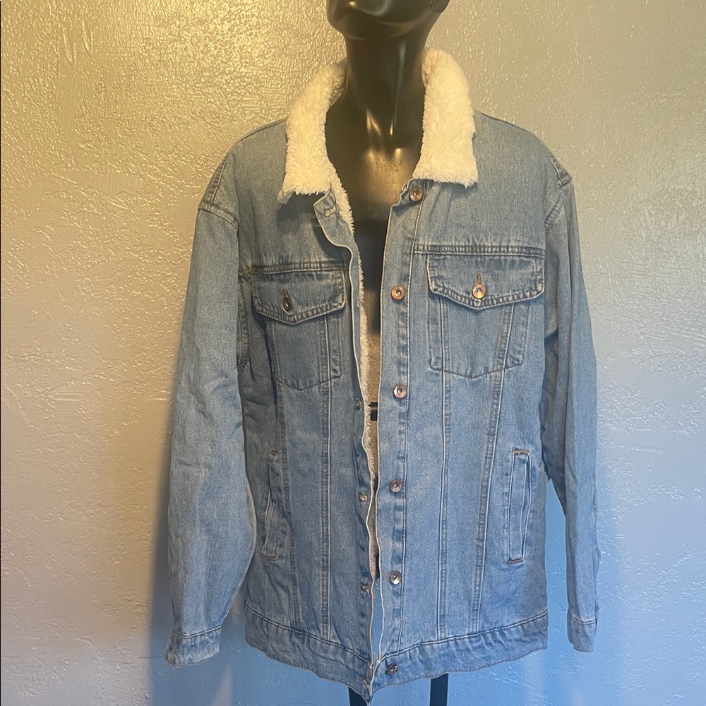 Ci Sono White Sherpa Jacket